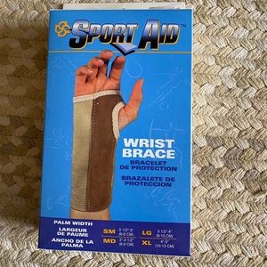 Sport Aid Right Large Wrist Brace Palm Width 3.5-4